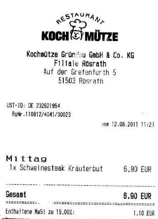 istd Hffner Kochmtze Restaurant